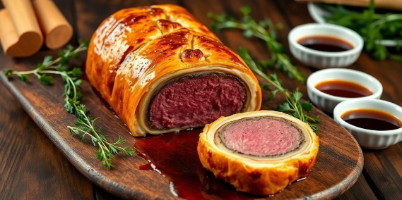 Beef Wellington Preparation