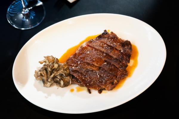 A5 Kagoshima Scotch Fillet with Shiitake Puree & Poached Maitake